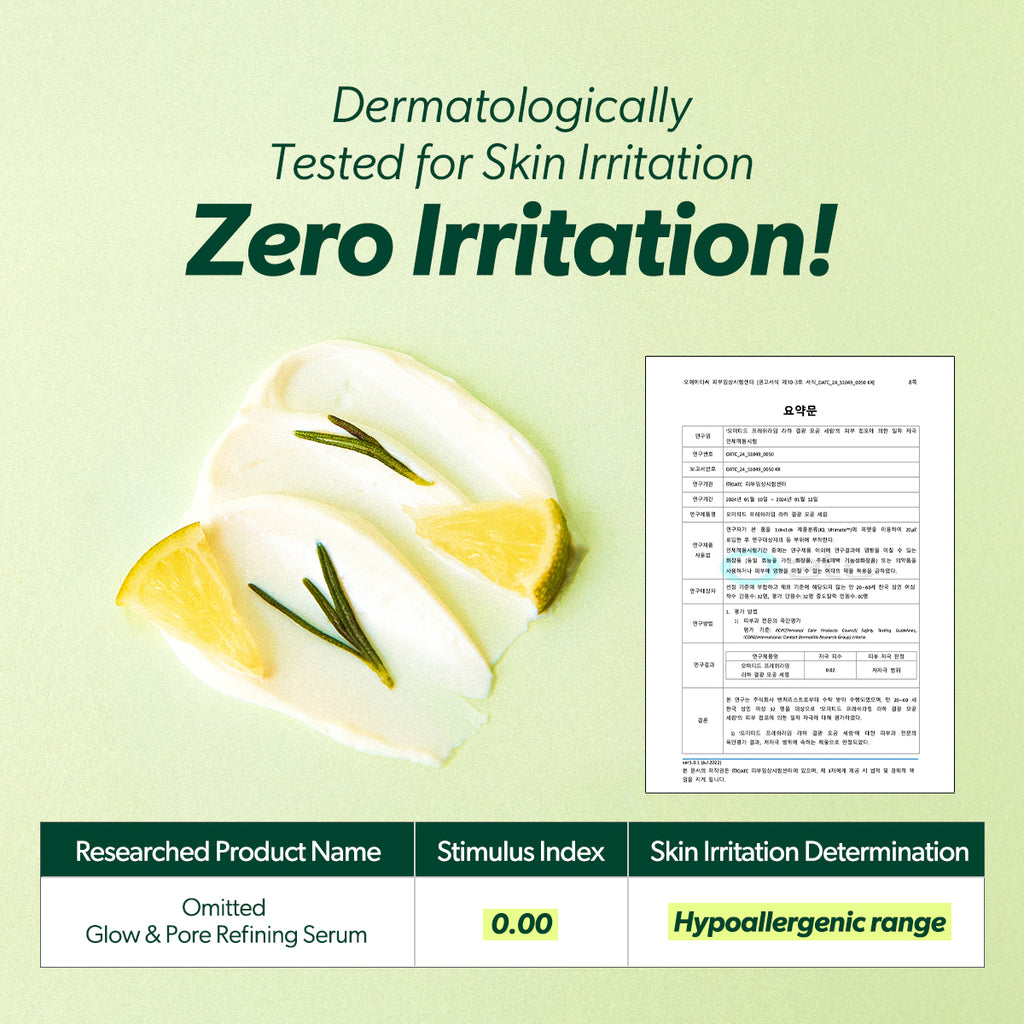Omitted Fresh Lime Glow & Pore Refining Serum 50ml