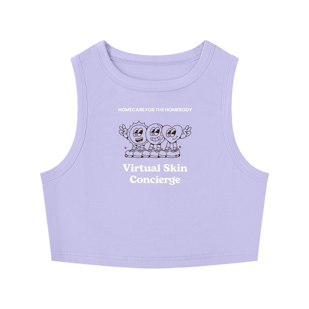 Women's Tight Crewneck Crop Tank Top