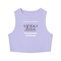Women's Tight Crewneck Crop Tank Top