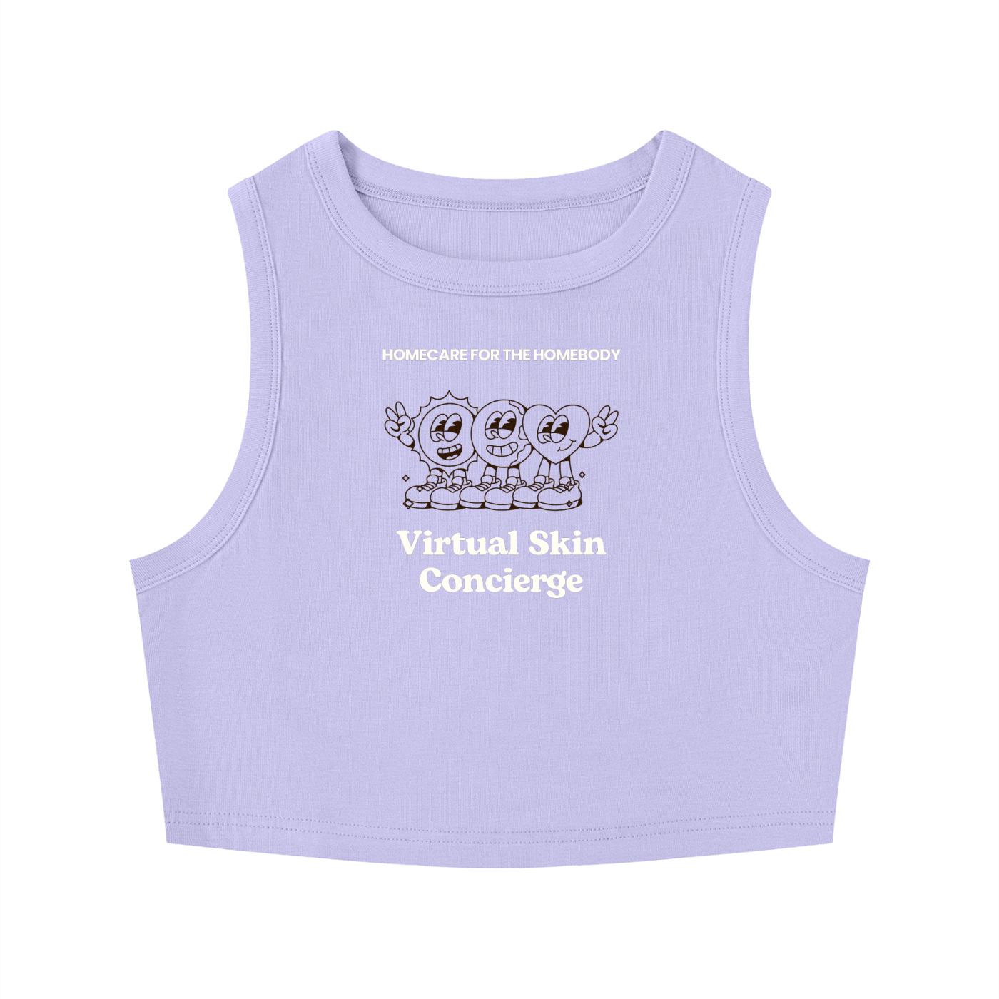Women's Tight Crewneck Crop Tank Top